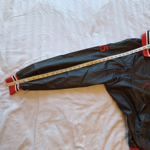 Vintage 1980s Merit Sportswear Jeddore Dolphins Swim Team Light Bomber Jacket - Picture 16 of 16